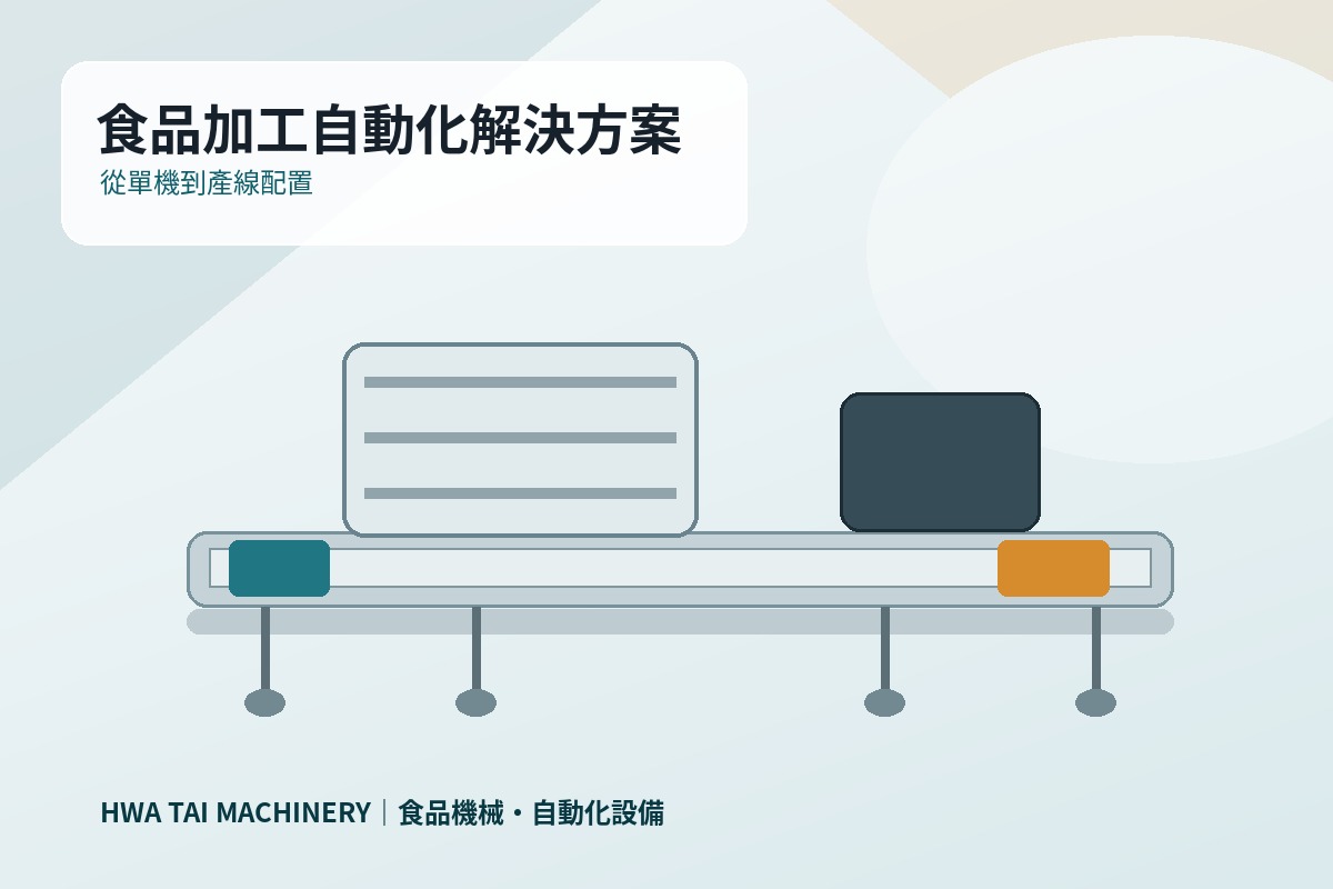 食品加工整廠規劃與自動化產線
